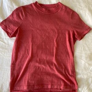 Madewell mock neck tee